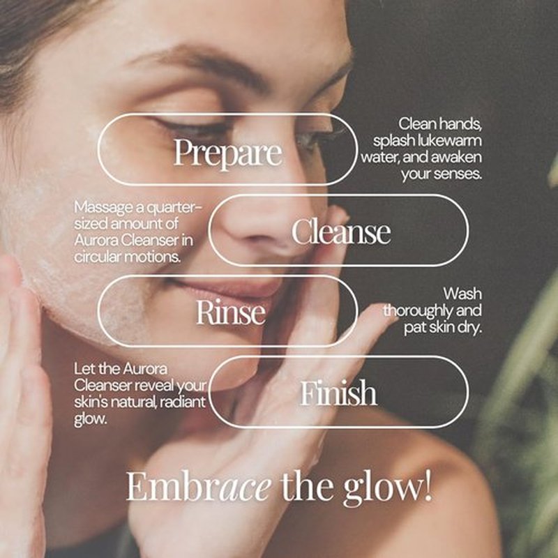 Mystic Kiss Aurora Retinol Cleanser I Gentle Retinol Face Wash for Women I Antiaging Face Wash I Rose Hydrating Facial Cleanser