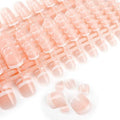LIARTY 280pcs French Tip Toenails, Short Square False Toe nails Glossy, Press on Toe Nails 14 Different Size Full Cover, Nail Tips for Women Girls Foot Pedicure