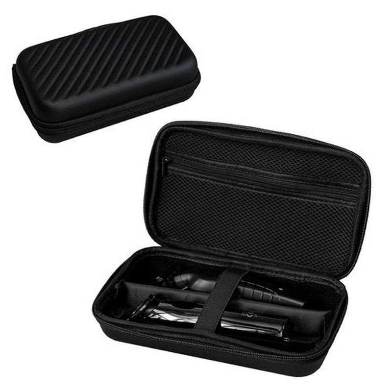 Janebert Hard Travel Case for Hair Clippers, Hair Cutting Barber Supplies Holder, Trimmer Organizer Storage Bag for Ufree/Hatteker/Oneisal/Wahl 5Star/Andis Men Razor Guard Grooming Kits (Black)