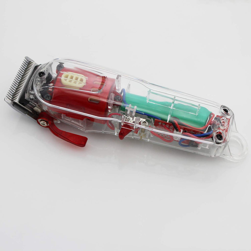Anrom Hair Clipper Accessories DIY 3PCS, Replacement Dial Button, Switch, Motor Cover Parts for Wahl 5-Star Series Magic Clip Clipper # 8148, 8591 (Red)