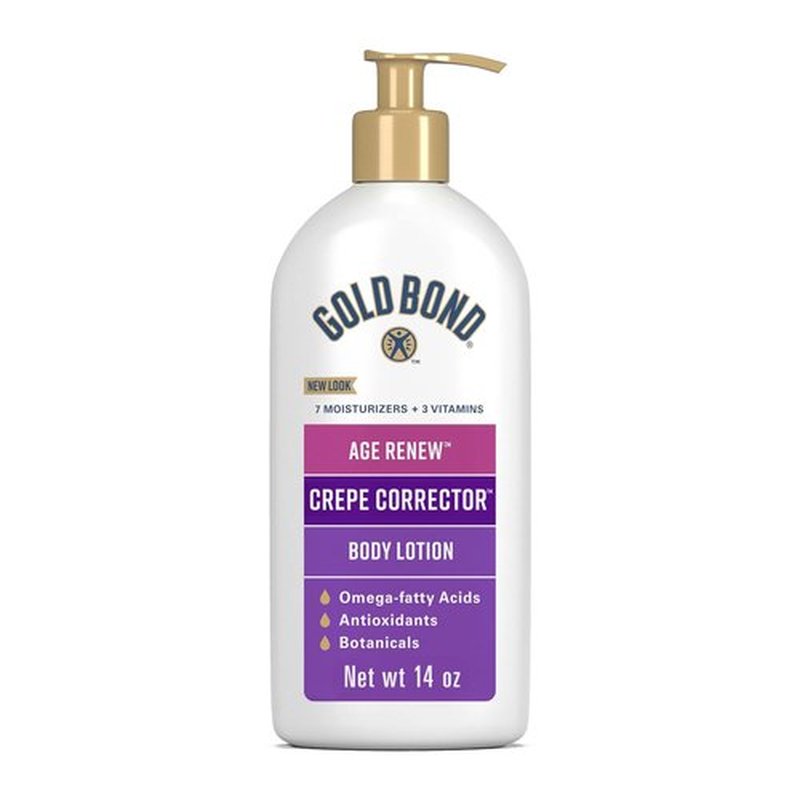 Gold Bond Age Renew Crepe Corrector Body Lotion, Replenishing & Smoothing Formula, Gold Bond Crepe Corrector Body Lotion, 14 oz