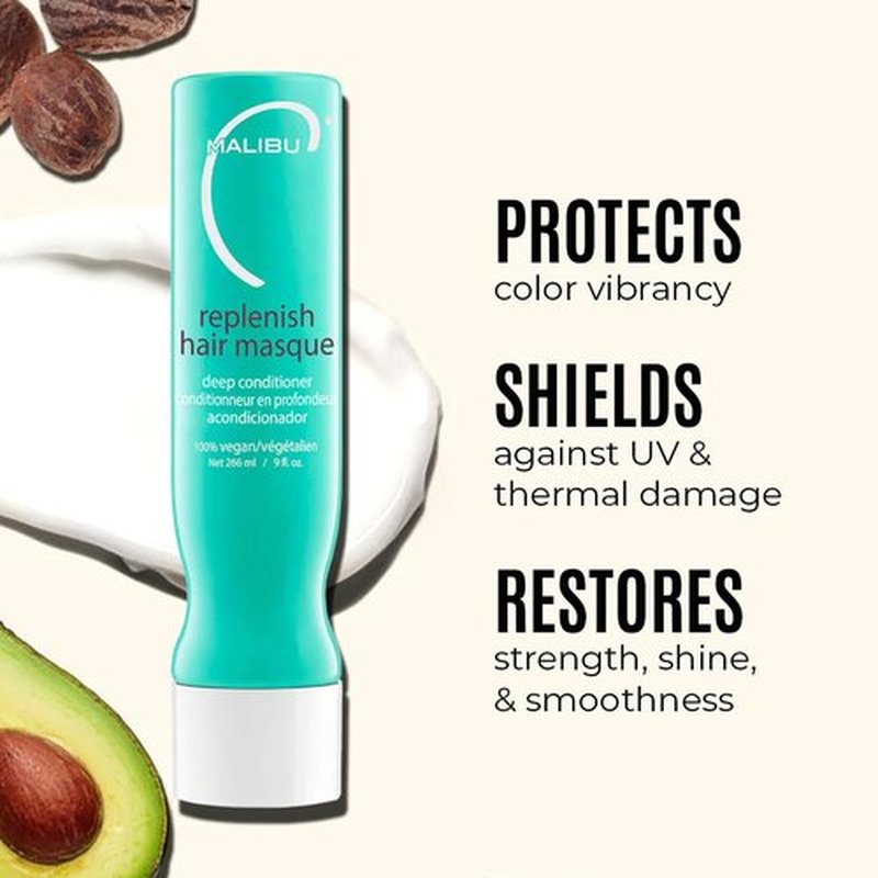 Malibu C Un-Do-Goo Shampoo & Hair Masque Duo - Clarifying & Deep Conditioning for Shine Restoration | 33.8 oz