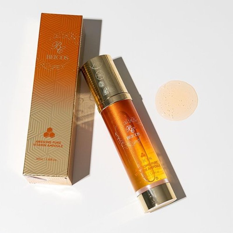 BEICOS Pure Vitamin Ampoule Serum - Lightweight Hydrating Serum with Multi-Vitamins | 1.7 fl. oz