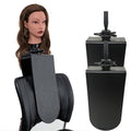 hairyhme 2 PCS Chair Mannequin Head Clamp Stand with Clip for Wigs and Trainning Head Sturdy and Durable Adjustable Wig Head Stand Holder for Cosmetology Hairdressing Seat Back Clamp
