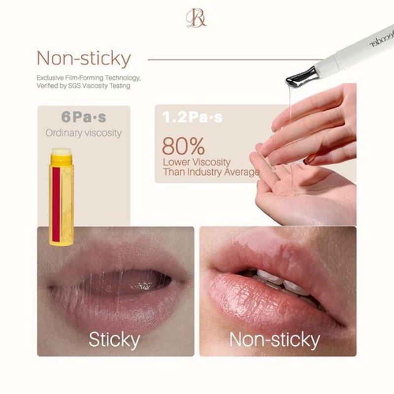 Decoder Moisturizing Lip Oil for Women - Natural Nourishing Formula with Squalane & Sea Buckthorn | Long-Lasting Moisture & Glossy Finish (1)