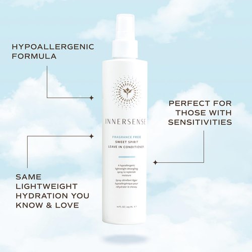 Innersense Organic Beauty - Fragrance-Free Leave-In Conditioner | Hydrating & Detangling | Non-Toxic, Cruelty-Free (10 fl oz)