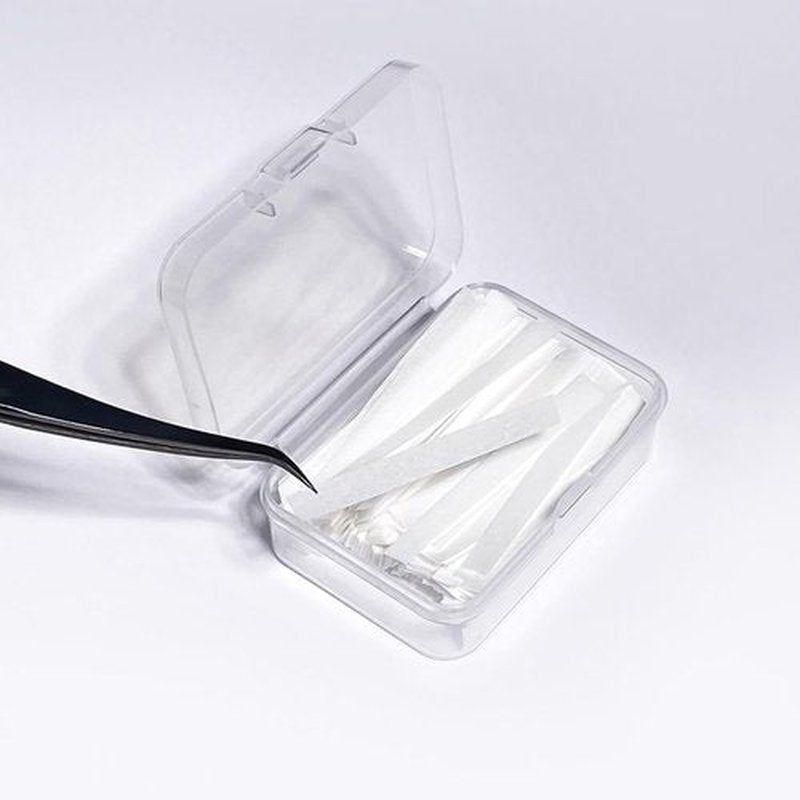PERMANIA Lash Lift Paper Strips - 1000P Lash Perm Paper for Secure Eyelash Lifting | White