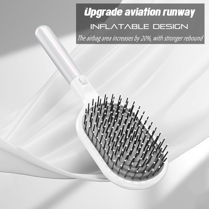 WYNK Soft Bristle Detangling Brush - Fast Drying Ventilated Design for Thick, Curly Hair | Ideal for All Ages