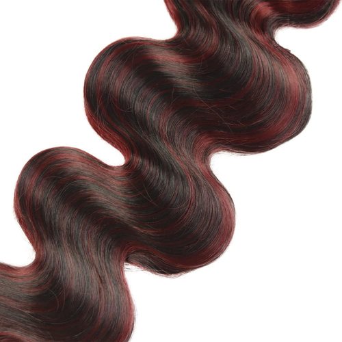 Burgundy Bundles Human Hair 08 10 12 Inch Deep Wave Human Hair Extensions 100% Unprocessed Soft Sewn Brazilian In Hair 3 Bundles P1B/99J Quick Weave Extensions for Women