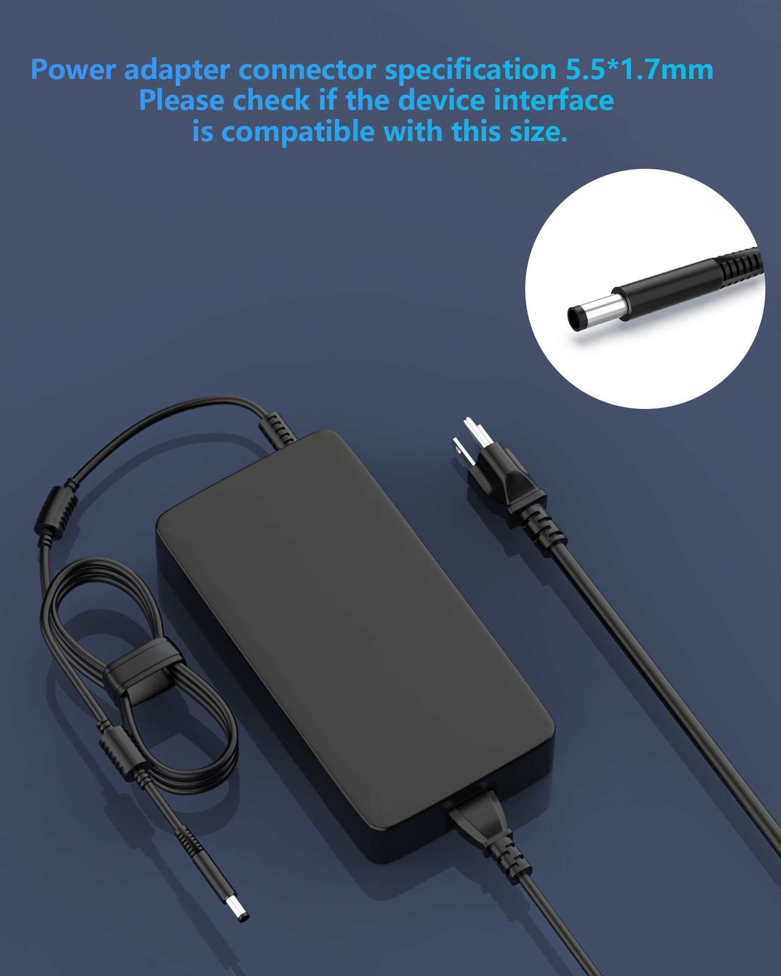 GERVGHS 330W Laptop Charger Compatible with Acer Predator Helios 18 16 15 300 500 700 PHN18-71 PH18-72 PHN16-71 Laptop Power Supply Adapter Cord