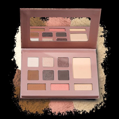 LUMINESS Face Time Essentials Face Palette - Includes Bronzer, Blush, Highlighter, Face Powder and 6 Eyeshadows - Highly Pigmented, Long-Wearing Makeup Palette - Silky Smooth, Easy to Blend