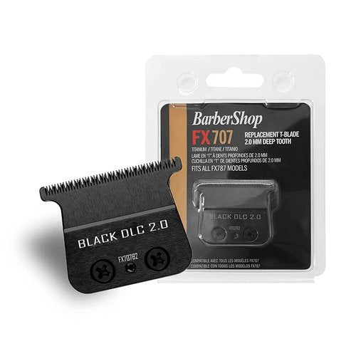 BaByliss FX707B2 Replacement DLC 2.0 Trimmer Blade - 4-Pack Compatible with FX787 & FX726