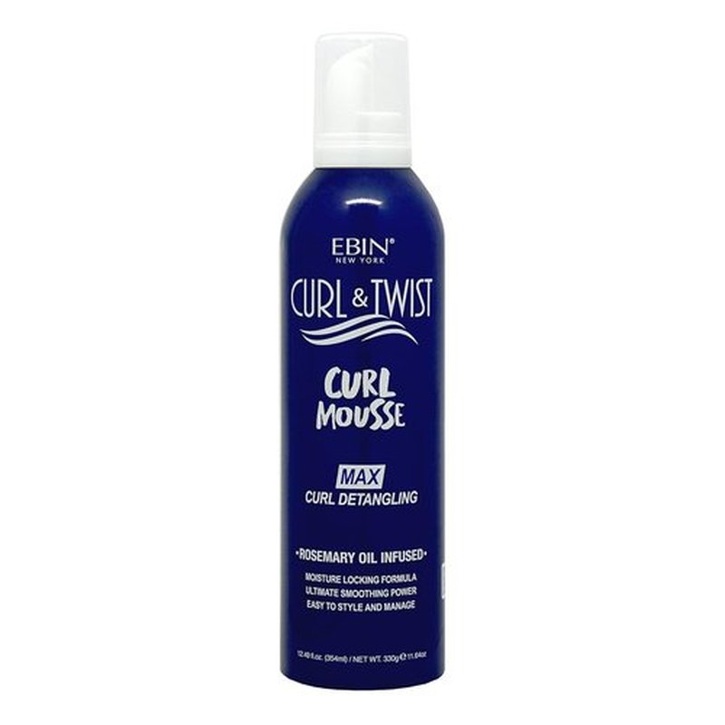Skiennix Curl & Twist Supreme Detangling Mousse - Moisturizing Formula with Rosemary & Olive Oil | 12.49 fl oz