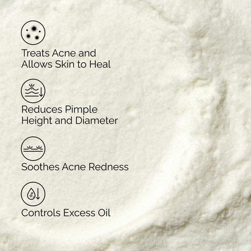 The Ordinary Sulfur 10% Powder-to-Cream Acne Spot Treatment Concentrate, Reduces Pimple Size and Zit Redness, 0.18 Oz