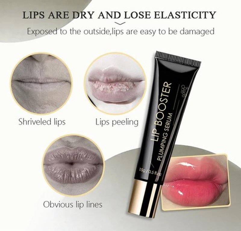 Skiennix Collagen Lip Booster Serum - Plumping & Anti-Wrinkle Treatment for Youthful Lips