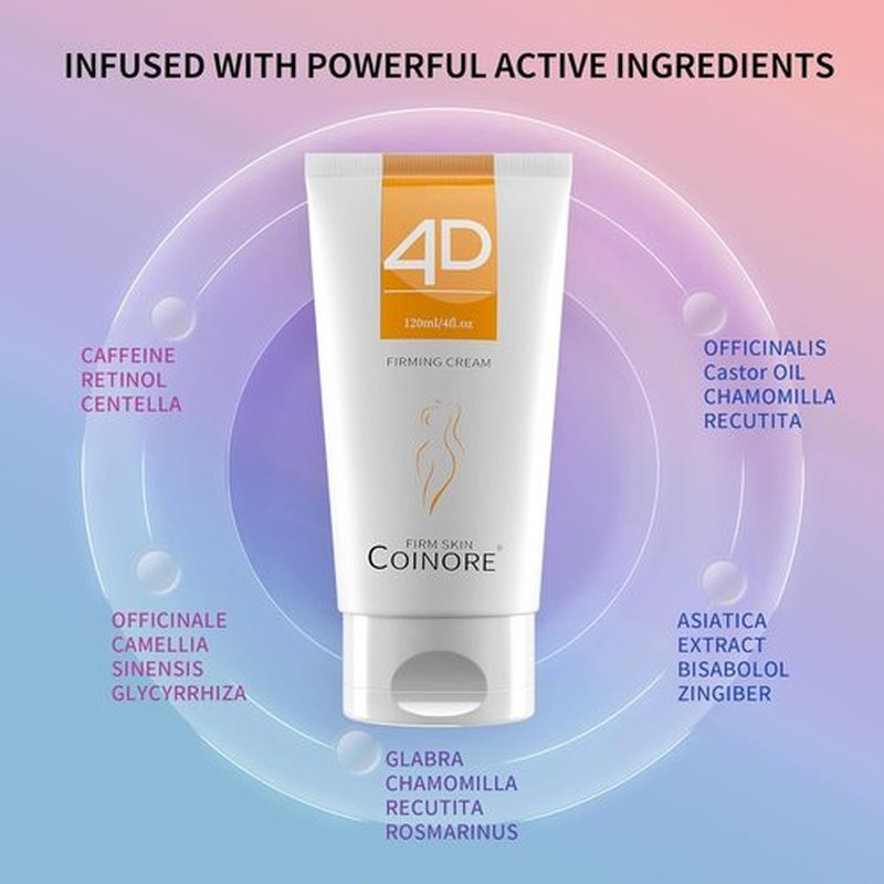 B Flat Belly Firming Cream - Fast Absorbing Moisturizer for Firming & Tightening | 4.0 Fl Oz