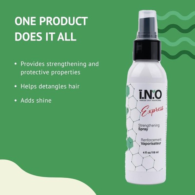 Earthly Body Inside Out Haircare Strengthening Spray - 4 Fl Oz | Strengthens, Detangles & Adds Shine - Vegan & Cruelty Free