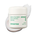 Innisfree Green Tea Seed Hyaluronic Acid Cream - Hydrating Korean Face Moisturizer with Ceramide | Jumbo Size Available