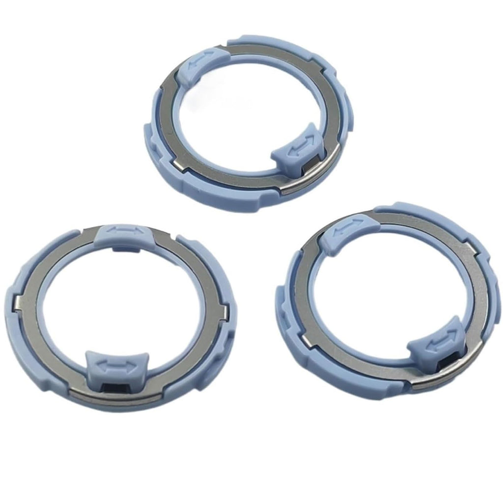 Shaver Head Blades Holder Plate Compatiable with Philips Razor Head Series 7000 Series 8000 Series 9000 SP9xxx S7xxx S8xxx Blue Blade Retaining Rings for Shaver Model - 3Pcs