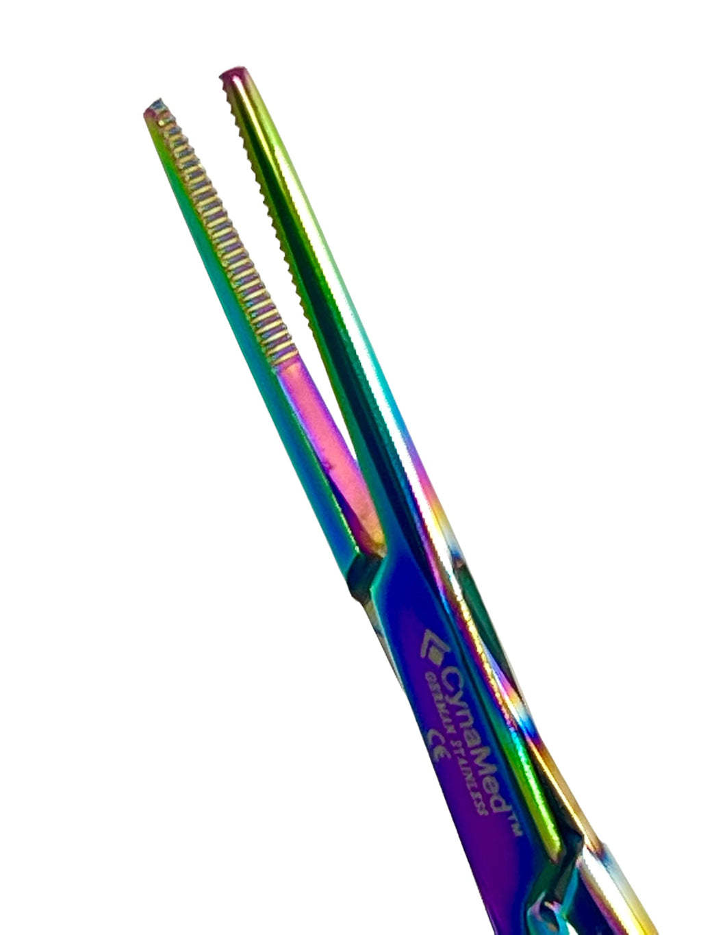 PREMIUM 1 EACH 5.5" STRAIGHT Hemostat Forceps Locking Clamps Stainless Steel Set-MULTI RAINBOW COLOR