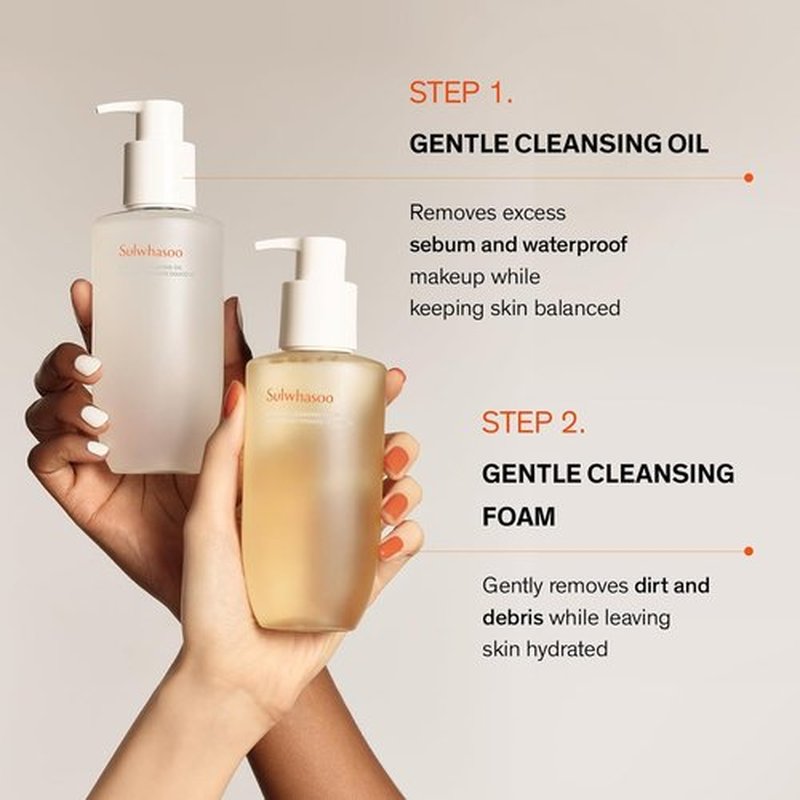 Sulwhasoo Gentle Cleansing Foam - Hydrating Korean Face Wash for All Skin Types | 6.76 fl. oz.