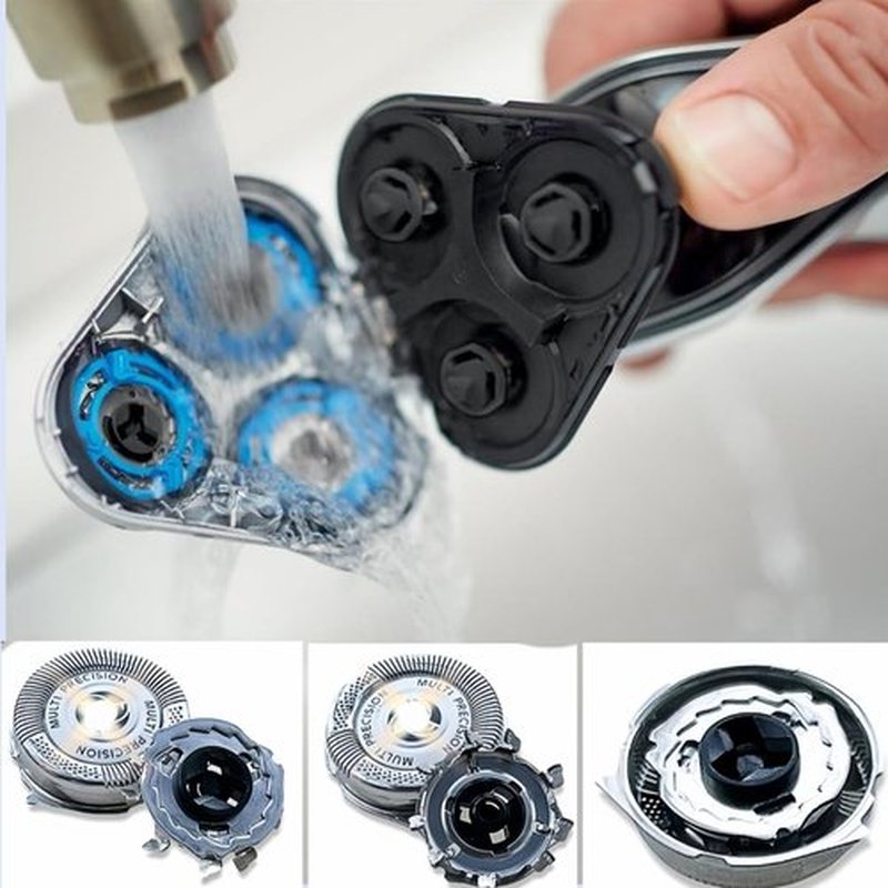 Philips Norelco SH50/52 Replacement Heads - Upgraded Blades for Series 5000 Electric Razors | 3-Pack