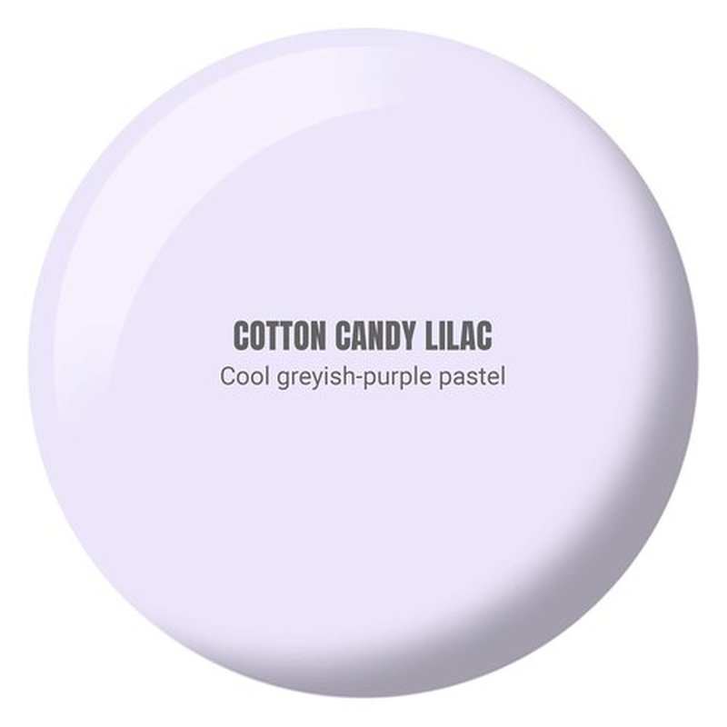 DND Gel Polish Coquette Collection - UV/LED Gel & Air Dry Nail Lacquer Duo | 101 Cotton Candy Lilac, 0.5 Fl Oz