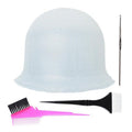 Skiennix Silicone Highlight Cap Set - Professional Reusable Hair Color Tool with Hook | For Men & Women