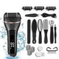 Electric Callus Remover and Foot polisher-Rechargeable-waterproof- Pedicure Set. (Black), 20 Count (Pack of 10)