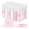 50 Pcs Pink Bow Baby Shower Favors Bulk Pink Bow Moisturizing Lip Care Coquette Bow Party Favors for Bachelorette Wedding Birthday Employee Christmas Halloween Baby Shower Party