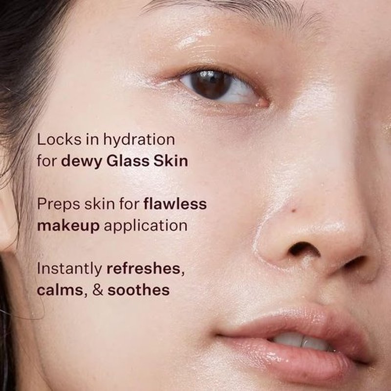 Peach & Lily - Glass Skin Veil Mist - Hydrating Facial Mist with Cucumber Water & Lotus - 3.38 oz | Vegan & Cruelty-Free
