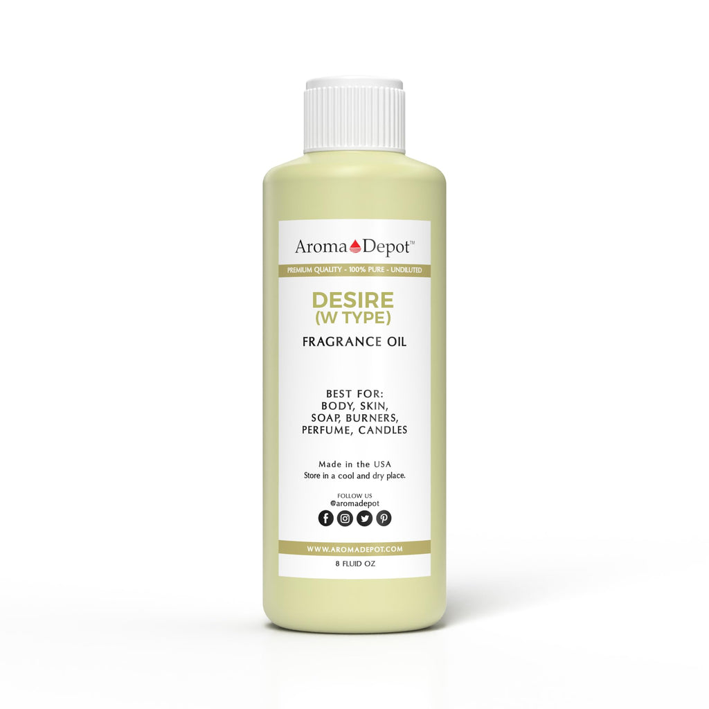 Aroma Depot 8 oz / 8 Ounce Desire Type for Women Perfume/Body Oil Our Interpretation, Premium Quality Uncut Fragrance Oil