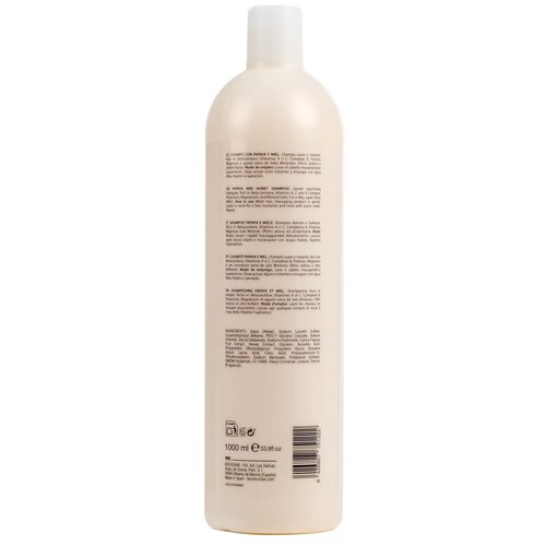 Blumin Shampoo - Papaya & Honey Formula for All Hair Types | Softness & Treatment, 1000ml
