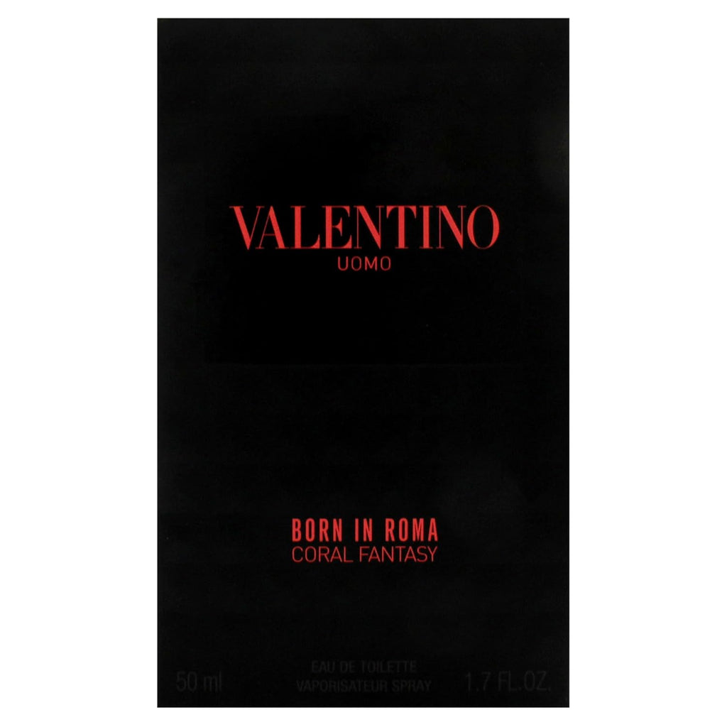 Valentino Uomo Born In Roma Coral Fantasy - 1.7 oz EDT Spray for Men | Luxurious Fragrance