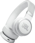 JBL Live 670NC - Wireless On-Ear Headphones with Adaptive Noise Cancelling | 65H Battery Life, Lightweight & Comfortable (White)