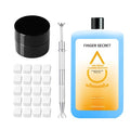 AOBOO Gradient Painting Nail Art Gel and Chrome Platinum Glitter Nail Polish, with 20 Pcs Nail Sponges & 1 Claws Metal Grabber Sponging for Aura Nails French Manicure Soak Off UV Fairy Spring (L1)