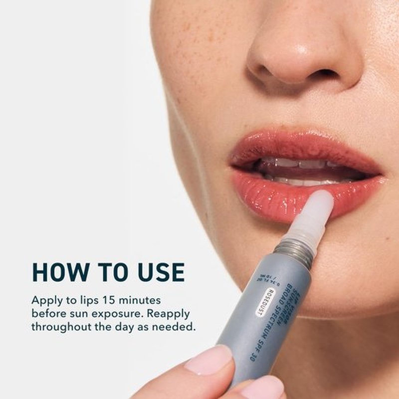 Prequel Skin Tinted Lip Balm with SPF 30 - Rosedust Mint Flavor, Non-Sticky Semi-Gloss - 2 Pack