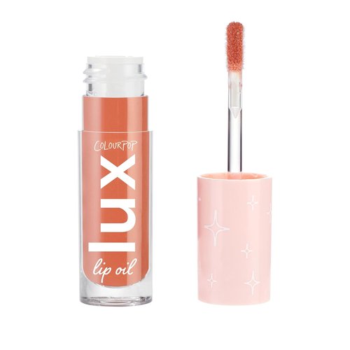 ColourPop Lux Lip Oil - Hydrating Sheer Tinted Lip Makeup with Chamomile & Calendula - Hot Shot (0.16 oz)