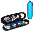 Nincha EVA Electric Toothbrush Case - Durable Hard Shell Travel Case with Mesh Pocket - Fits Most Powered Toothbrush Products (Blue)