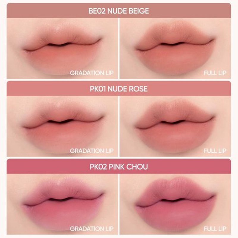 BANILA CO Smudging Lip Pencil | Soft Matte Lip Crayon for Natural & Overlined Lips | Creamy Texture & Long-Lasting Color with Blurring Effect (0.8g / 0.02 oz), PK01 Nude Rose