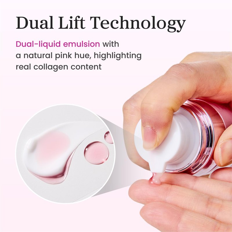 YADAH Collagen Dual Lift Serum 1.69 fl oz - Triple Collagen Firming Serum with Instant Lifting Deep Hydration.Hyaluronic acid,Spilanthol