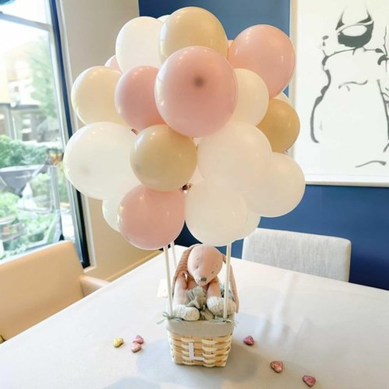 Skiennix Balloon Garland Arch Kit - 109 Pieces Blush Pink & Gold Latex Balloons for Birthday & Bridal Showers