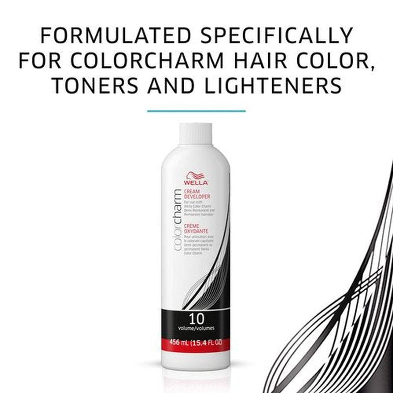 COLORCHARM Hair Toner - Neutralize Brass with Liquifuse Technology | 10 Vol. Developer for Multi-Dimensional Results