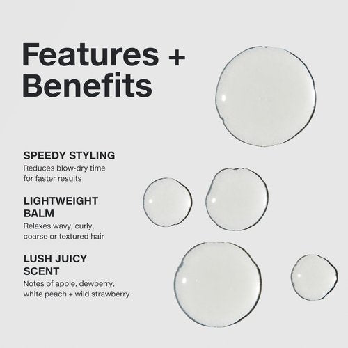 Paul Mitchell Super Skinny Relaxing Balm, Frizz Control For Wavy, Curly or Textured Hair, 5.1 fl oz