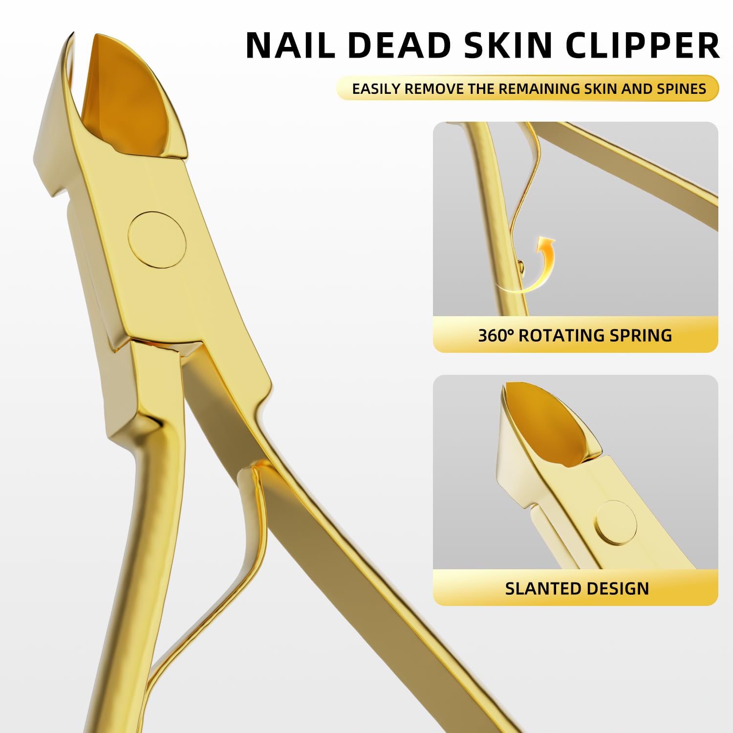Manicure Set, Stainless Steel Nail Clipper Set with Travel Case