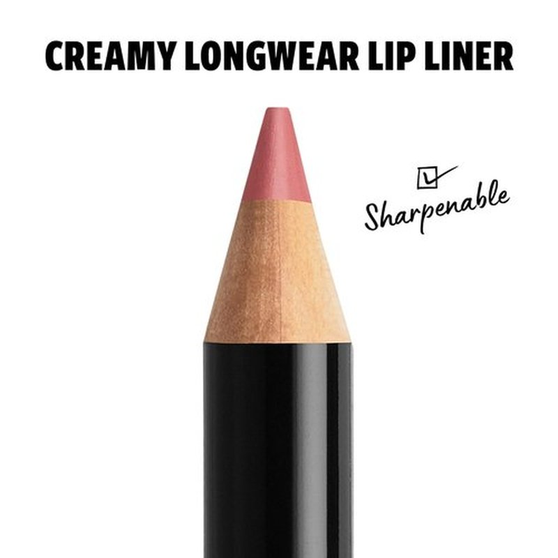 NYX PROFESSIONAL MAKEUP Slim Lip Pencil - Long-Lasting Creamy Lip Liner in Rose Shade