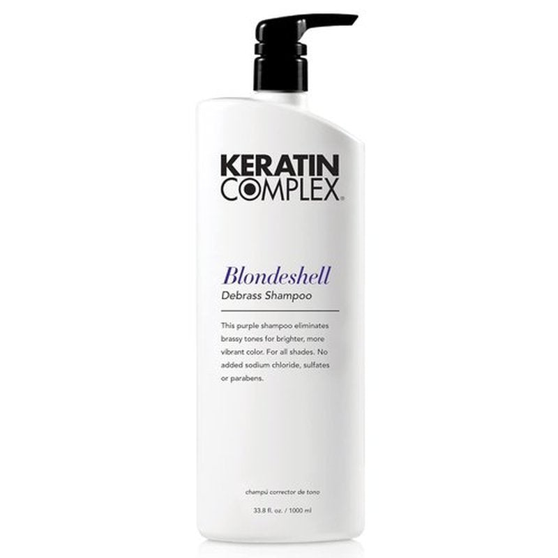 Keratin Complex Blondeshell Debrass Shampoo - Brighten Blonde Hair & Eliminate Brassiness