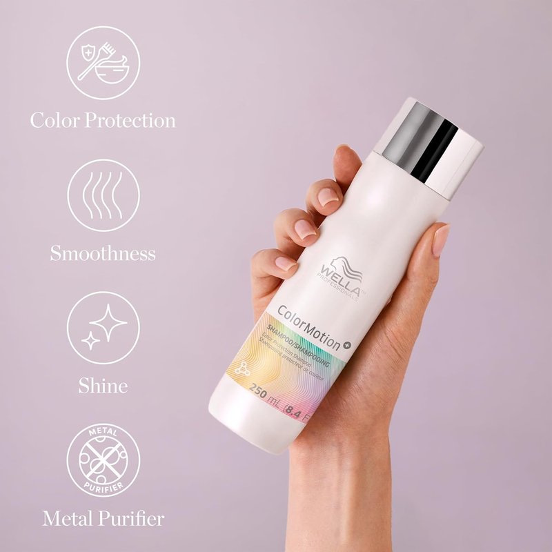 Wella Professionals ColorMotion+ Shampoo & Conditioner Set - Color Protection for Smooth, Shiny Hair