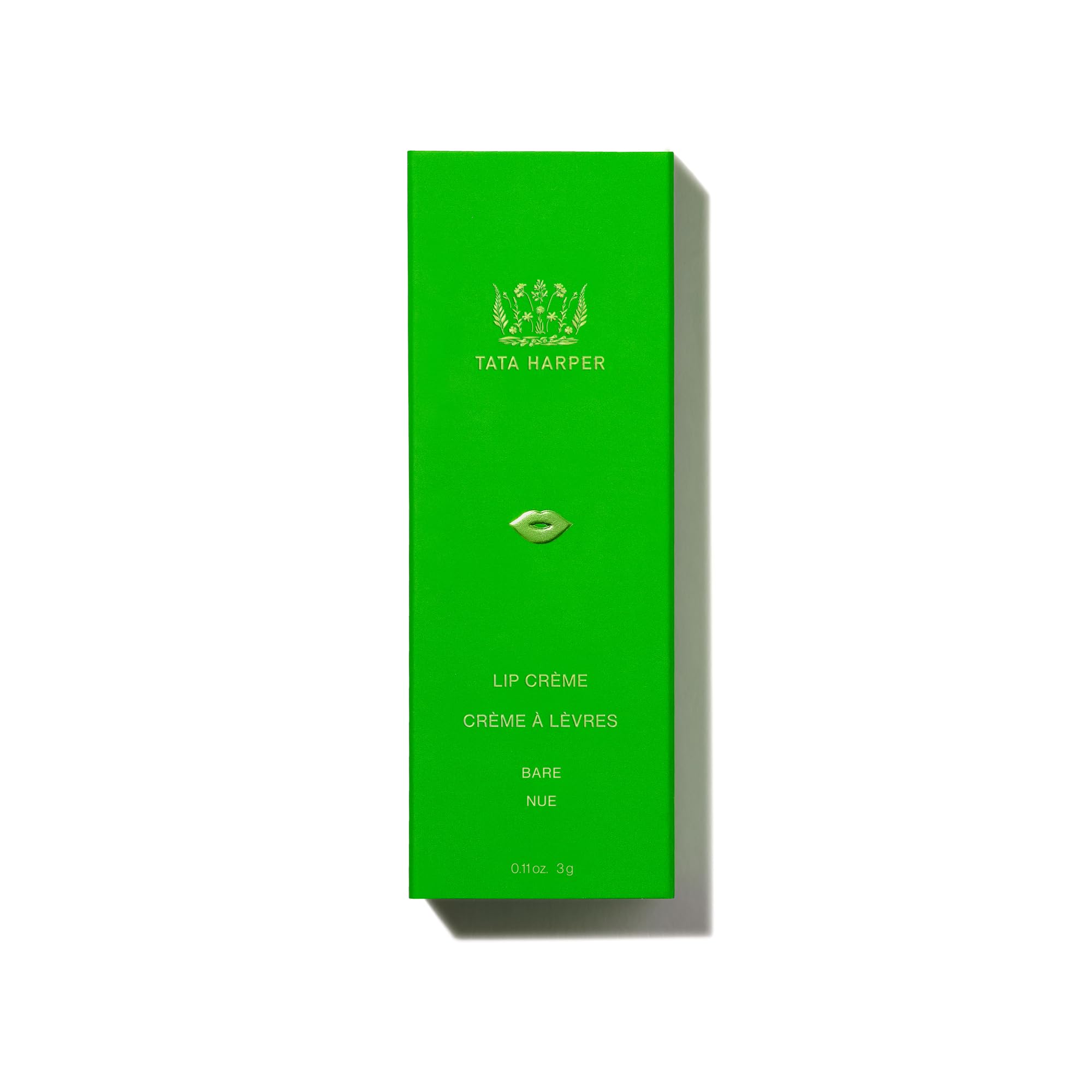 Tata Harper Lip Crème, Hydrating Lip Treatment, Bare - Clear, Natural Lip Crème