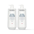 Goldwell Dualsenses Ultra Volume Shampoo & Conditioner Bundle - Boosts Body & Shine, 10.1 oz